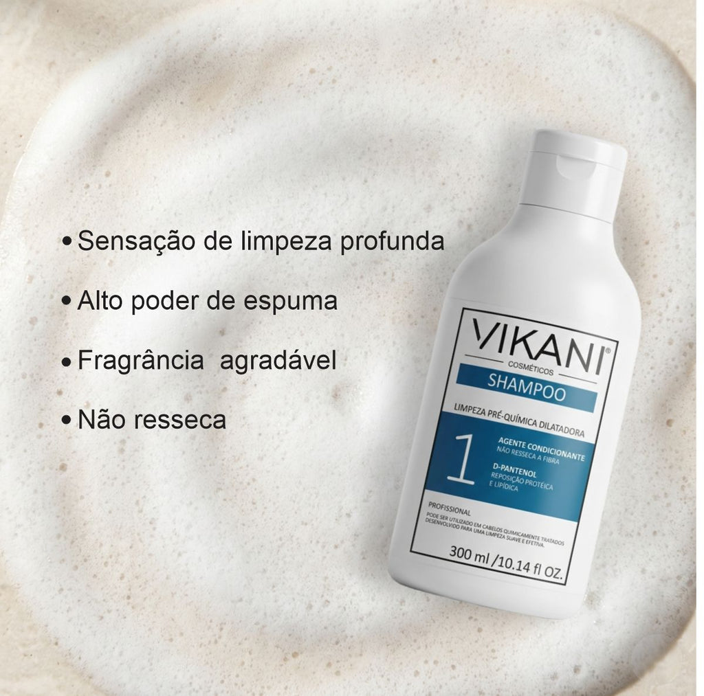 Shampoo Detox Antirresíduo 300 mL - Vikani