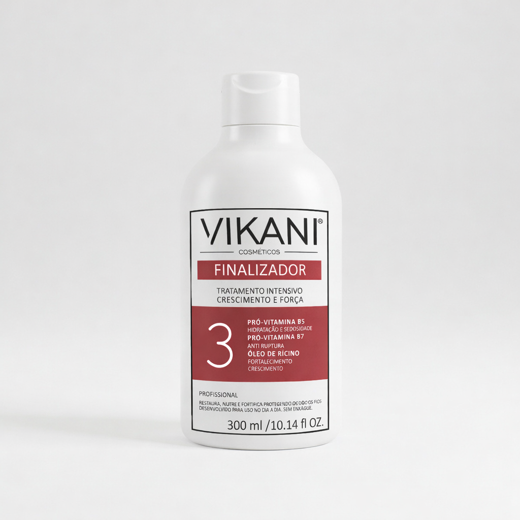 Finalizador Protetor Térmico Crescimento Capilar Força e Vitalidade 300mL - Vikani