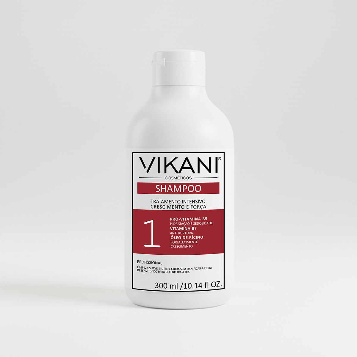 Shampoo Crescimento Capilar Força e Vitalidade 300mL - Vikani