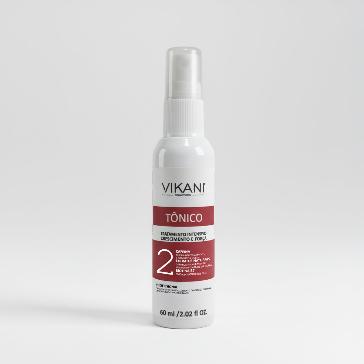 Tônico Capilar Crescimento, Força e Vitalidade 60mL - Vikani